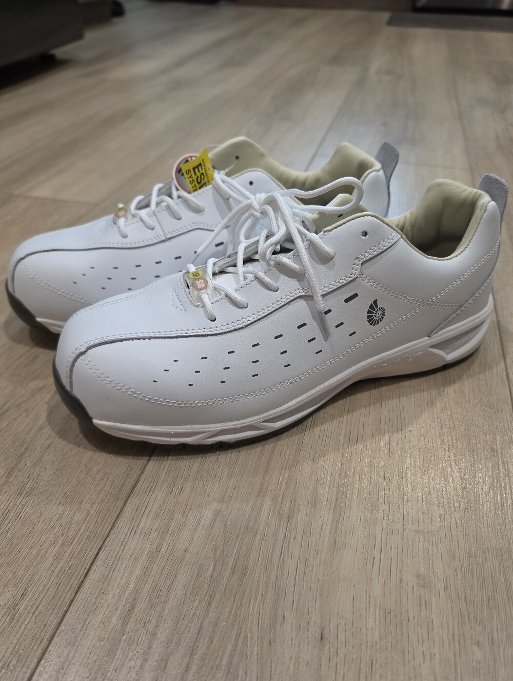 Nautilus N4041W Men's White ESD Slip Resistant Safety Work Shoes Wide Size 13W